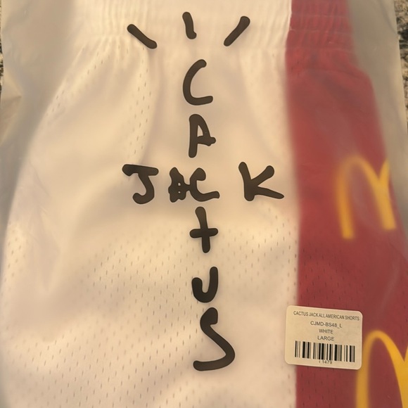 Cactus Jack by Travis Scott Other - Brand New Travis Scott x Cactus Jack All American McDonald’s Shorts - Size L